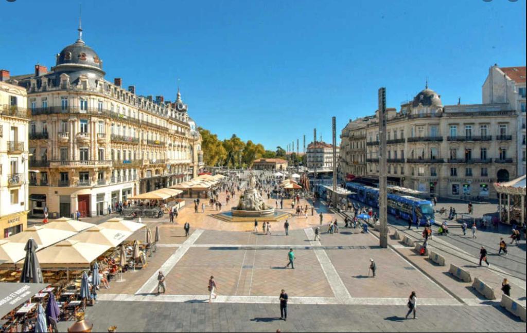 Appartement T3 Sur L'Esplanade De L'Europe Montpellier Exterior foto